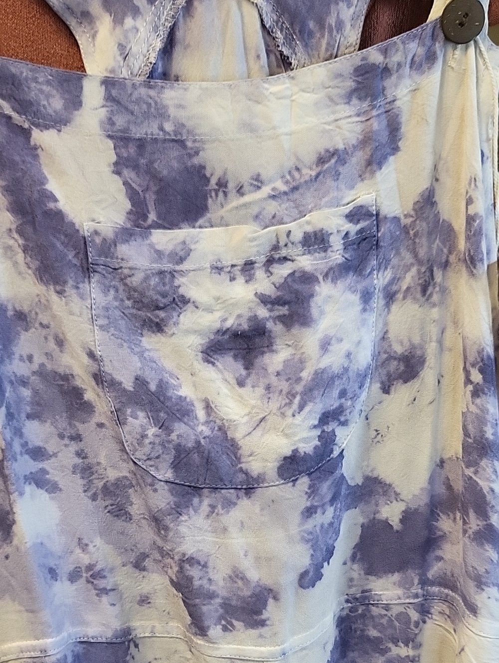 Purple overall jumpsuit